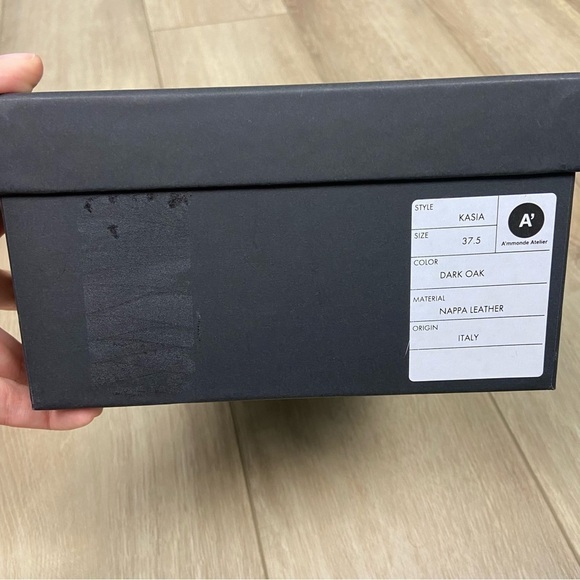 A’mmonde Atelier Kasia Sandal in Dark Oak - Picture 10 of 11